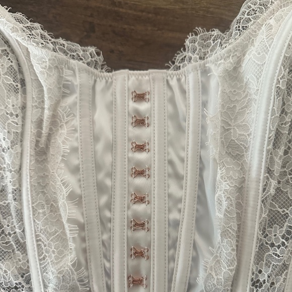 Victoria’s Secret Dream Angels Bodice Corset Bra White Size Small - Picture 5 of 5